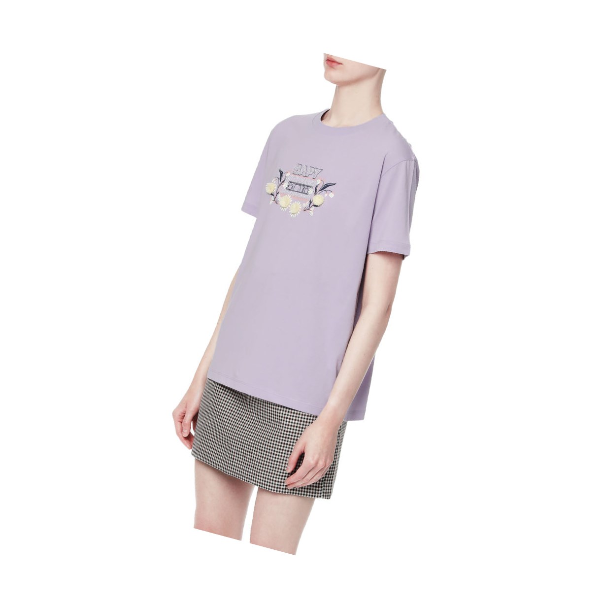 Pastel Lilac Women's A BATHING APE Embellished Tee Short Sleeve T Shirts | OKD509827