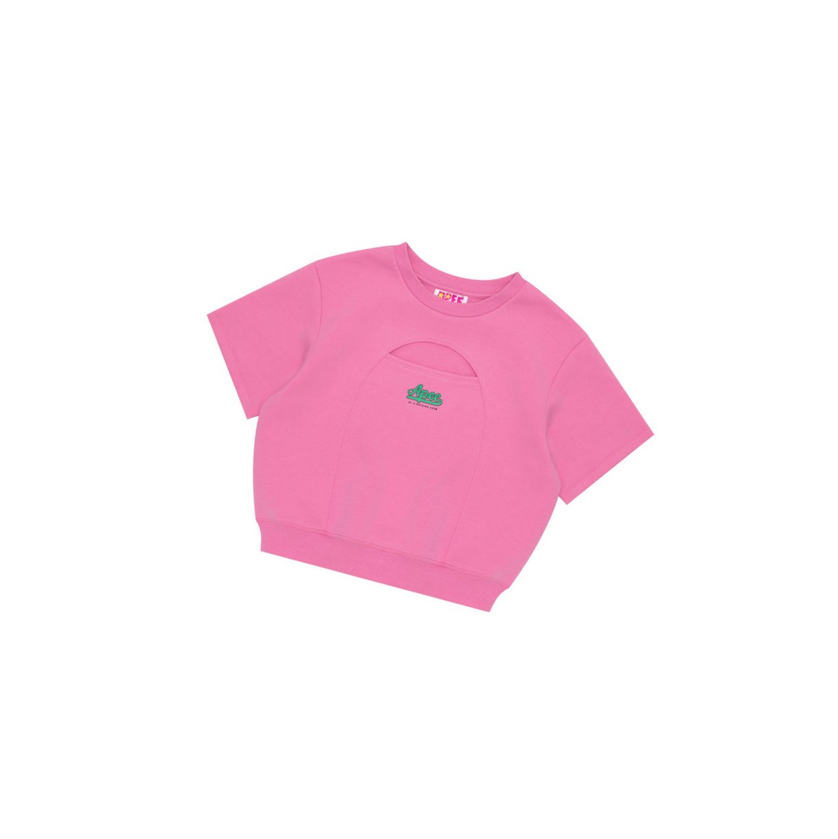 Pink Women\'s A BATHING APE Cropped Logo Sweatshirts | RZB831026