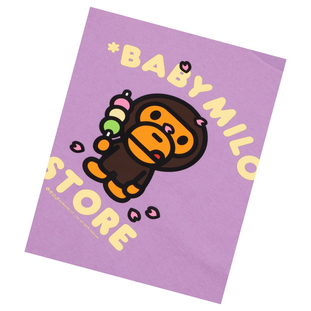 Purple Women's A BATHING APE Baby Milo Boxy Fit Tee Short Sleeve T Shirts | SIR673891