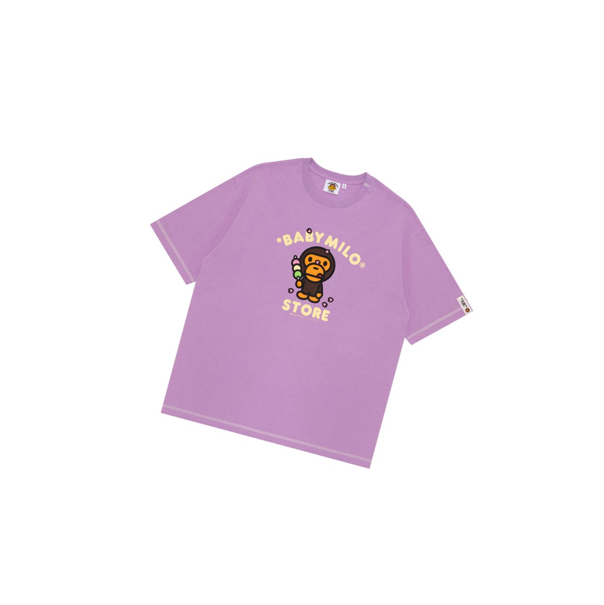 Purple Women\'s A BATHING APE Baby Milo Boxy Fit Tee Short Sleeve T Shirts | SIR673891