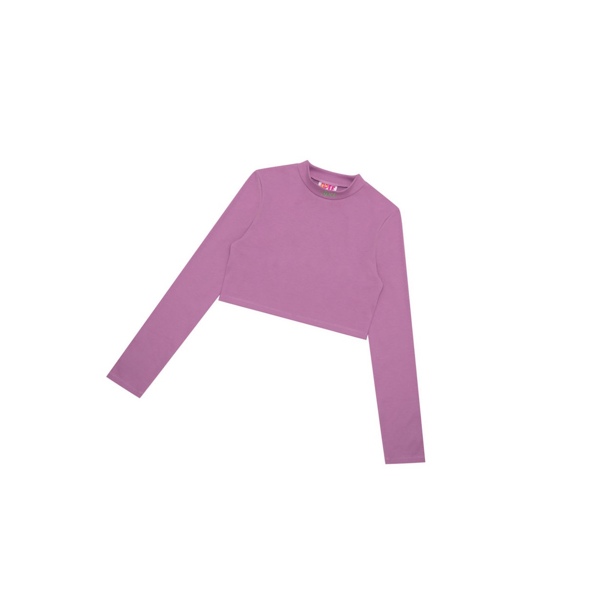 Purple Women\'s A BATHING APE Cropped Turtle Neck Top Long Sleeve Blouse Blouse | ZEP123987