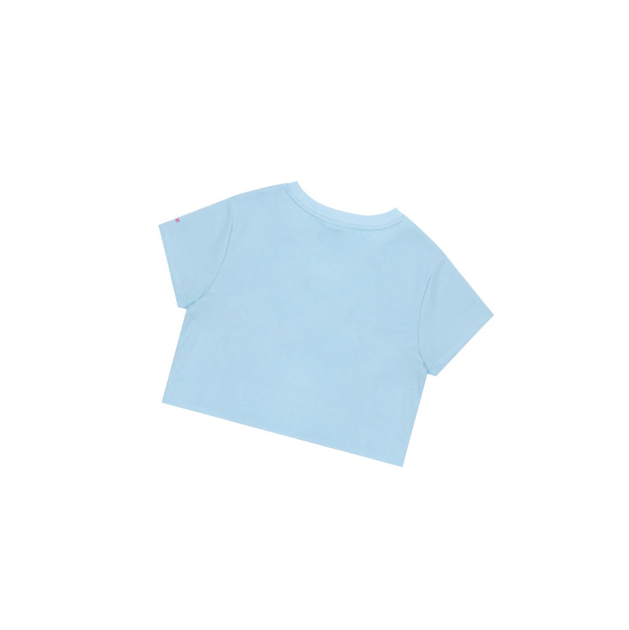 Sky Blue Women's A BATHING APE Flower Cropped Tee Short Sleeve T Shirts | LOE578402