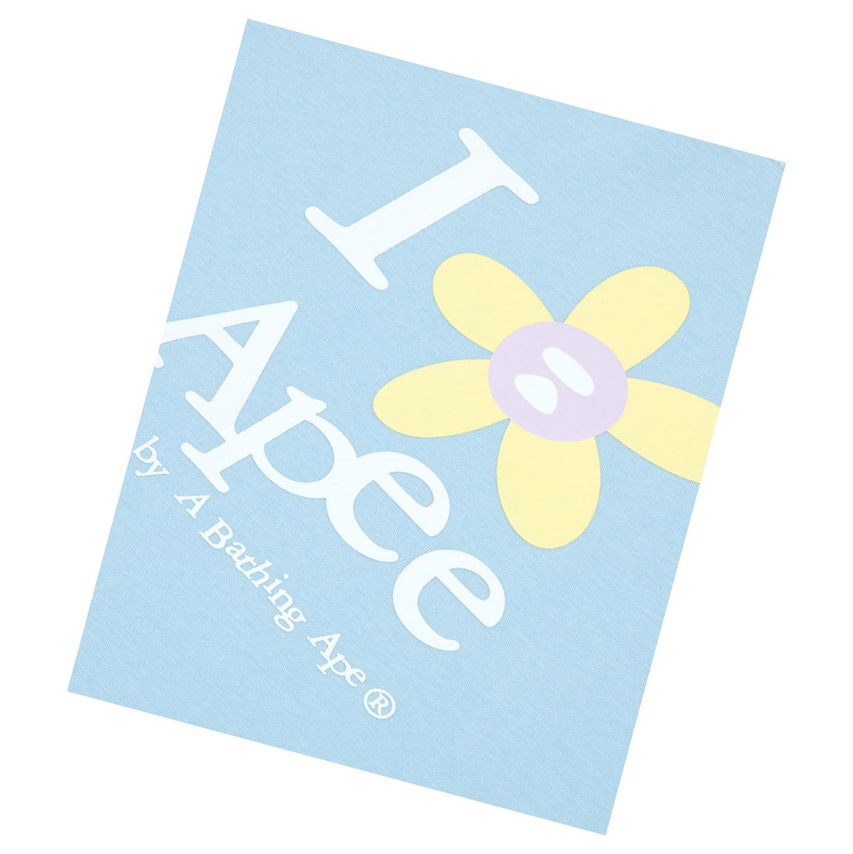 Sky Blue Women's A BATHING APE Flower Cropped Tee Short Sleeve T Shirts | LOE578402