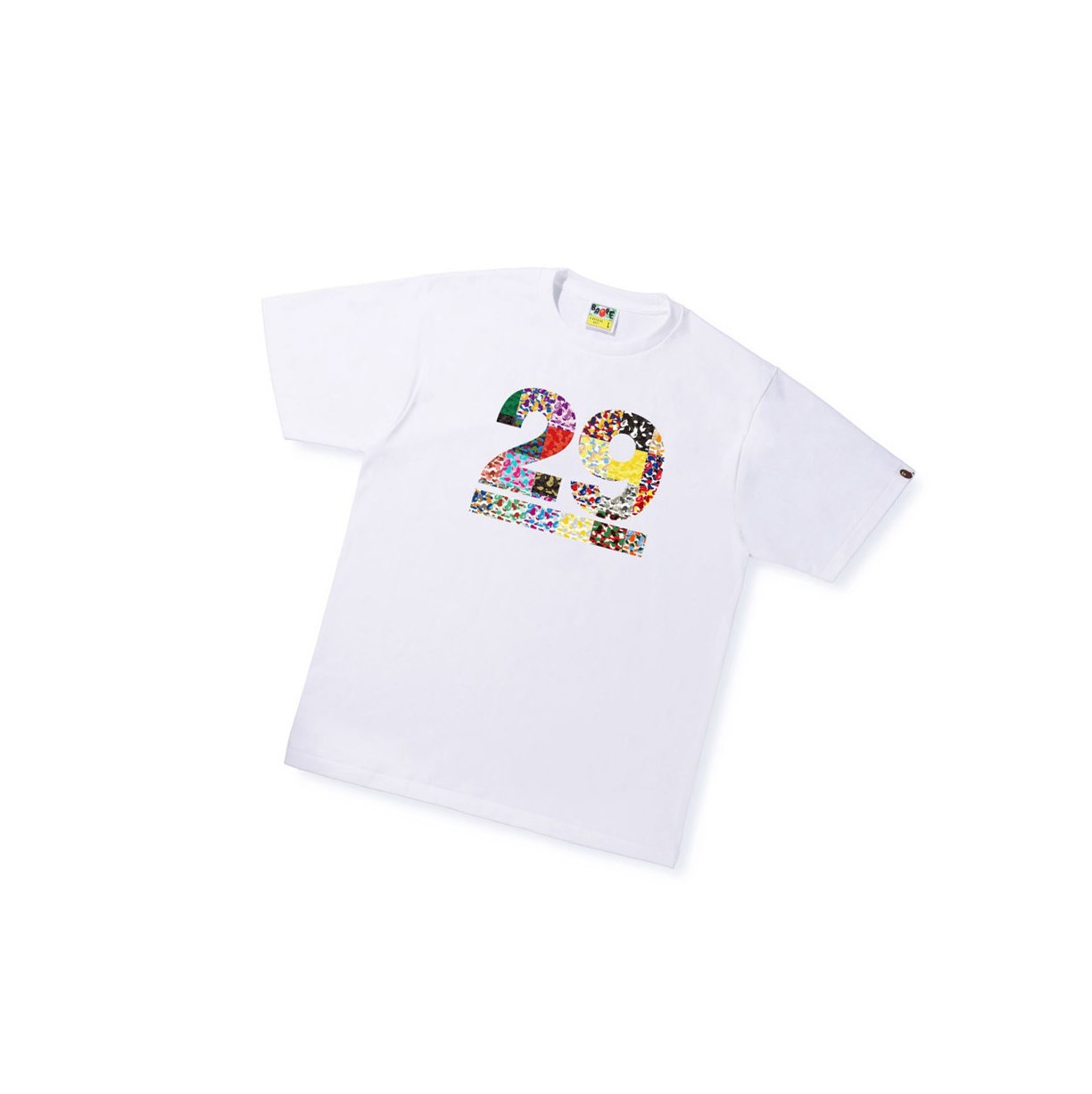 White Men\'s A BATHING APE A Bathing Ape 29th Anniversary Tee Short Sleeve T Shirts | TEQ853206