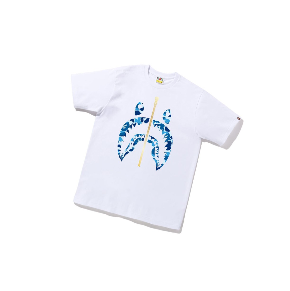 White Men\'s A BATHING APE Abc Camo Shark Tee Short Sleeve T Shirts | RCV697508