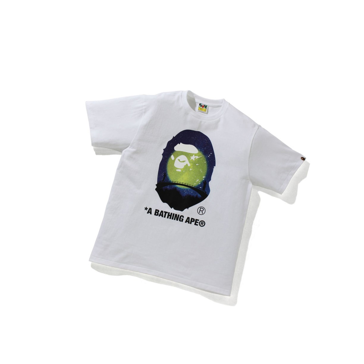 White Men\'s A BATHING APE The Star Festival Ape Head Tee Short Sleeve T Shirts | IWV089136