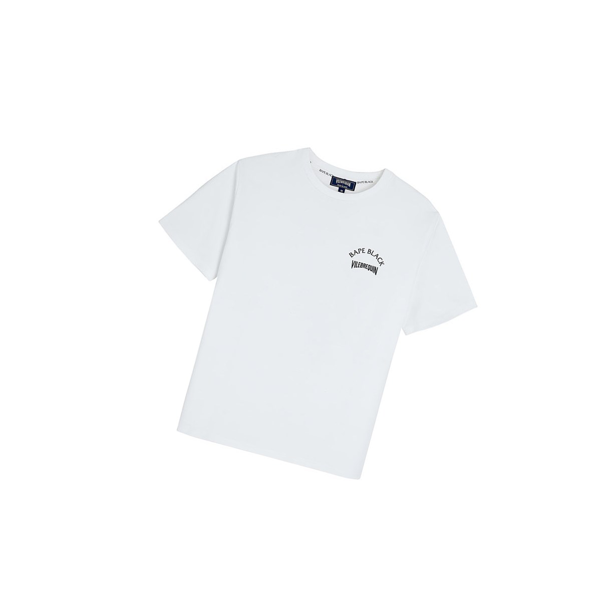 White Men\'s A BATHING APE X Vilebrequin Tape Tee Short Sleeve T Shirts | DBF926507