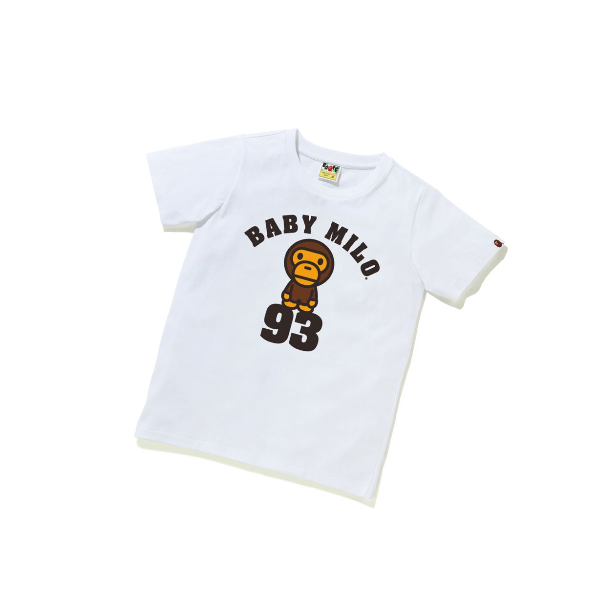 White Women\'s A BATHING APE Baby Milo On 93 Tee Short Sleeve T Shirts | ISR607295