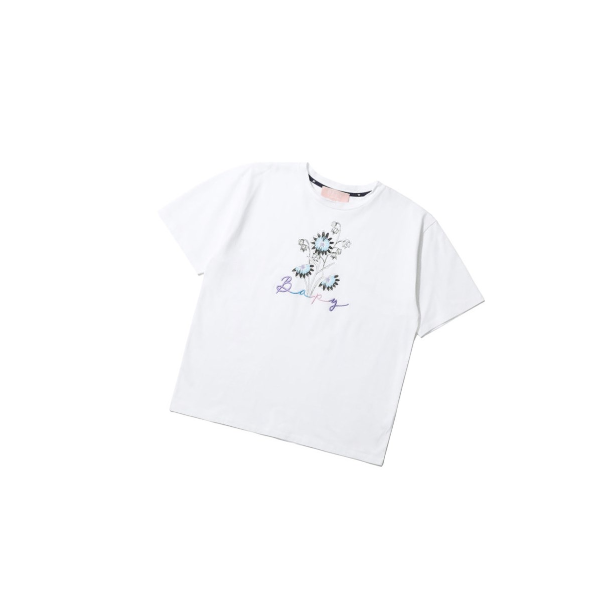 White Women\'s A BATHING APE Floral Print Tee Short Sleeve T Shirts | BCF348201