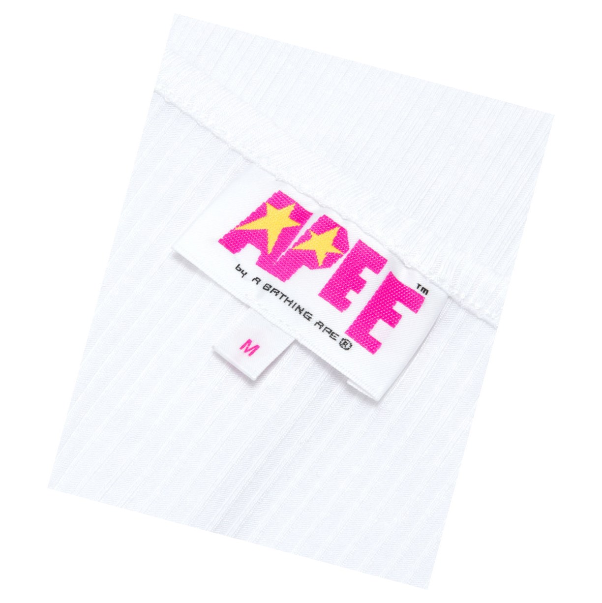 White Women's A BATHING APE Logo Drawstring Cropped Top Short Sleeve Blouse Blouse | NEG749638