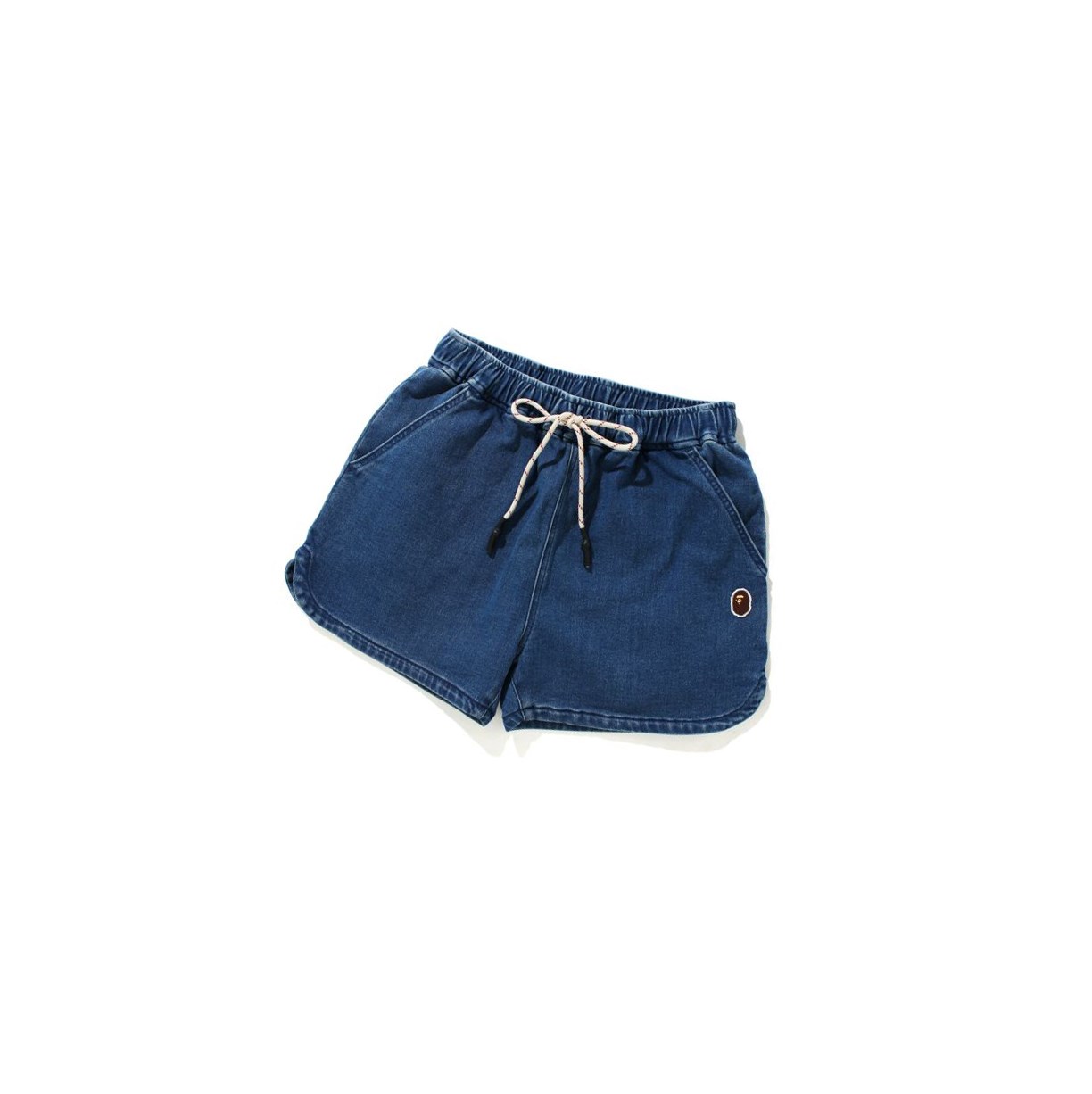 Women\'s A BATHING APE Denim Easy Shorts | NBO904632